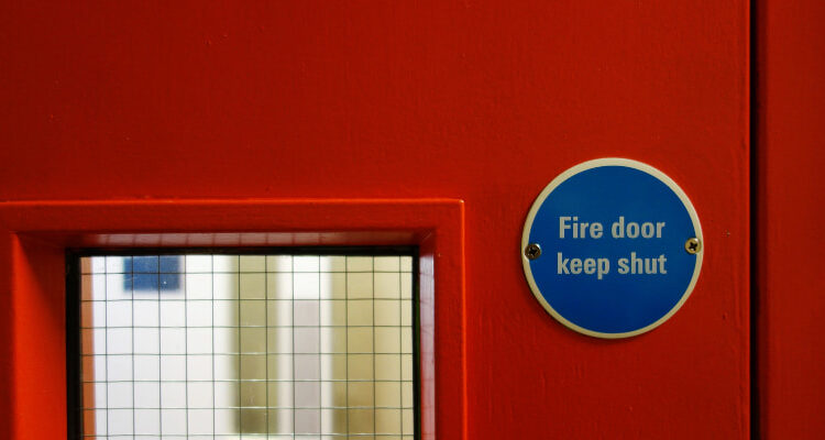 Fire Door sign